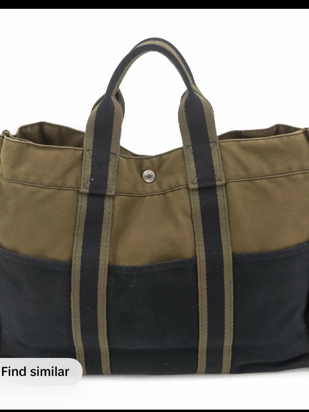 Pre-owned HERMÈS Canvas Tote Bag